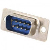 CONECTOR SUB D MACHO 9P C/PLANO