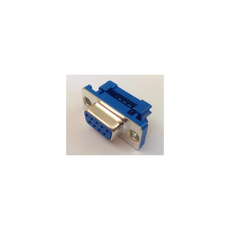 CONECTOR SUB-D HEMBRA 9P C/PLANO