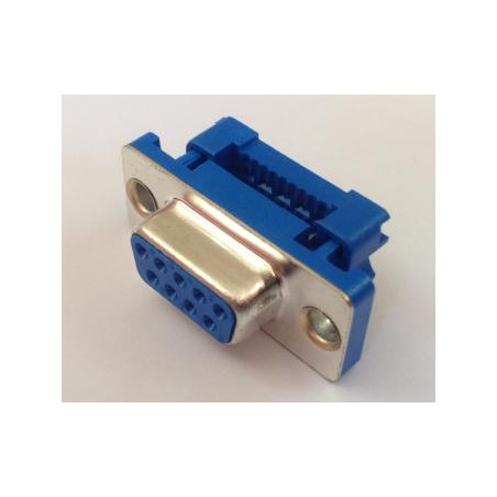 CONECTOR SUB-D HEMBRA 9P C/PLANO
