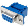 CONECTOR SUB-D HEMBRA 9P C/PLANO