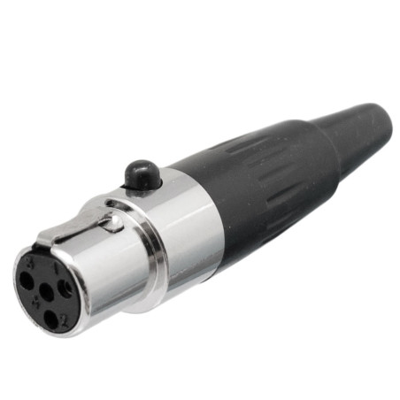 CONECTOR MINI CANON 4 PIN HEMBRA AEREA