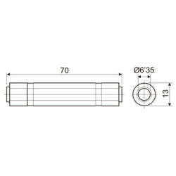ADAPTADOR DOBLE HEMBRA 6 4MM ST 