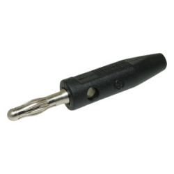 BANANA MACHO Ø4mm FUNDA NEGRA