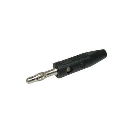 BANANA MACHO Ø4mm FUNDA NEGRA