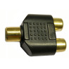 ADAPTADOR RCA HEMBRA - 2 RCA HEMBRA
