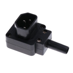 MACHO SCHUKO ACODADO 10A 250V
