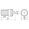 CONECTOR MECHERO HEMBRA AEREA