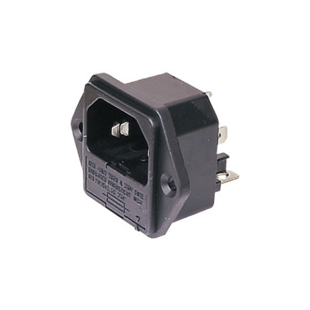 BASE ENCHUFE CON PORTAFUSIBLE