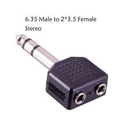ADAPTADOR JACK 6 3 A 2 JACK 3 5