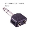ADAPTADOR JACK 6 3 A 2 JACK 3 5