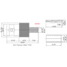 CONECTOR BNC-RP HEMBRA RG-58
