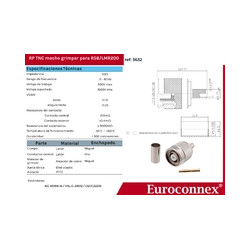 CONECTOR TNC-RP MACHO RG-58