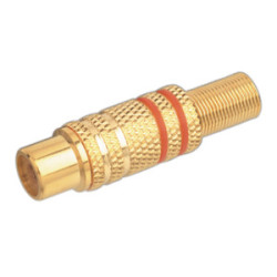CONECTOR RCA HEMBRA METALICO
