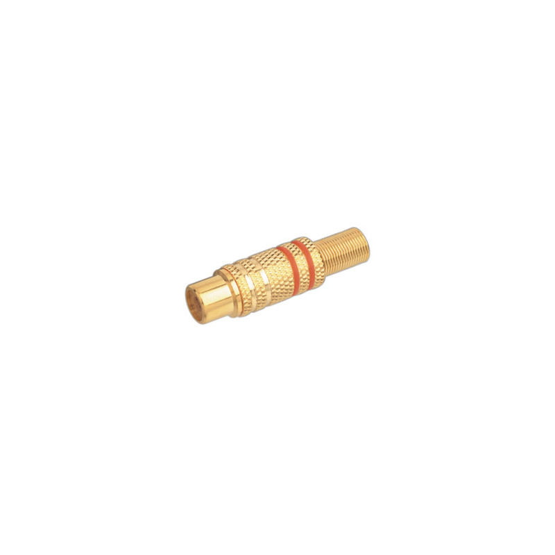 CONECTOR RCA HEMBRA METALICO