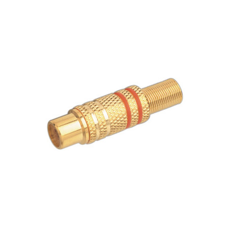 CONECTOR RCA HEMBRA METALICO