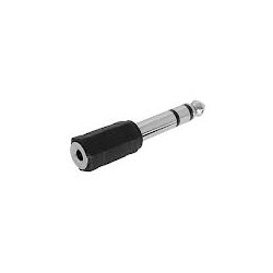 ADAPTADOR JACK 6 4 ST MACHO A JACK 3 5 HEMBRA