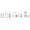 ADAPTADOR JACK 3 5 HEMBRA MONO A JACK 6 5 M MONO