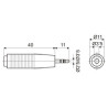 ADAPTADOR JACK 3 5 HEMBRA ST  A JACK 2 5 MACHO