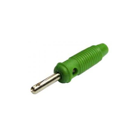 BANANA 4mm FUNDA GOMA VERDE