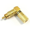 CONECTOR RCA MACHO ACODADO METALICO