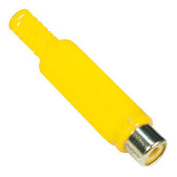 CONECTOR RCA HEMBRA AMARILLO