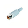 CONECTOR RCA HEMBRA BLANCO