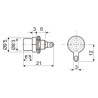 CONECTOR RCA HEMBRA CHASIS METAL