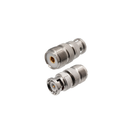 ADAPTADOR BNC MACHO - UHF  PL  HEMBRA