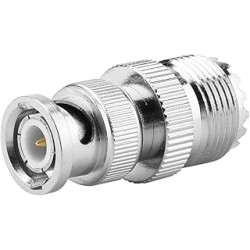 ADAPTADOR BNC MACHO - UHF  PL  HEMBRA