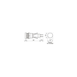 PORTAFUSIBLE 6X20 ROSCA 