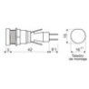 PORTAFUSIBLE 6X20 ROSCA 
