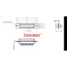 CONECTOR SUB-D METAL DB25 MACHO