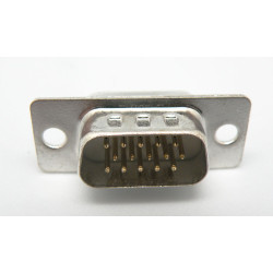 CONECTOR SUB-D METAL DB15 MACHO 3 HILERAS