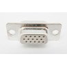 CONECTOR SUB-D METAL DB15 HEMBRA 3 HILERAS ALTA D