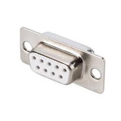 CONECTOR SUB-D METAL HEMBRA 9 PINES CHASIS