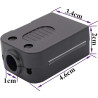 CONECTOR SUB-D METAL HEMBRA 9 PINES TORNILLO
