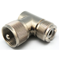 CONECTOR CODO PL259 MACHO-HEMBRA
