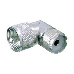 CONECTOR CODO PL259 MACHO-HEMBRA