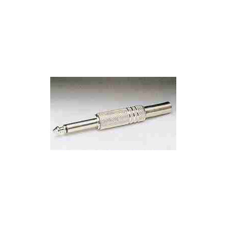 CONECTOR JACK 6 35MM MACHO MONO METAL