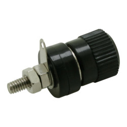 BORNE NEGRO 30A BANANA HEMBRA Ø4mm CHASIS