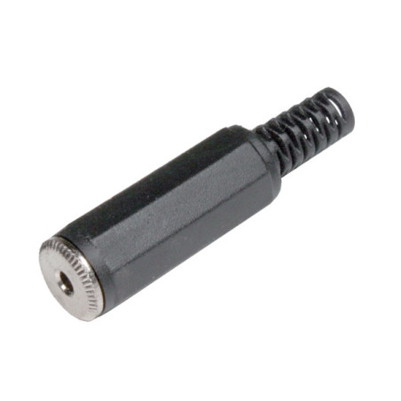 CONECTOR JACK 2 5MM HEMBRA AEREO ST  PLASTICO