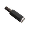 CONECTOR JACK 2 5MM HEMBRA AEREO ST  PLASTICO