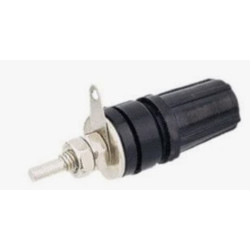 BORNE NEGRO 30A BANANA HEMBRA CHASIS