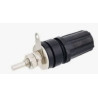 BORNE NEGRO 30A BANANA HEMBRA CHASIS