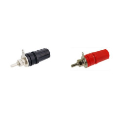 BORNE ROJO 30A BANANA HEMBRA CHASIS
