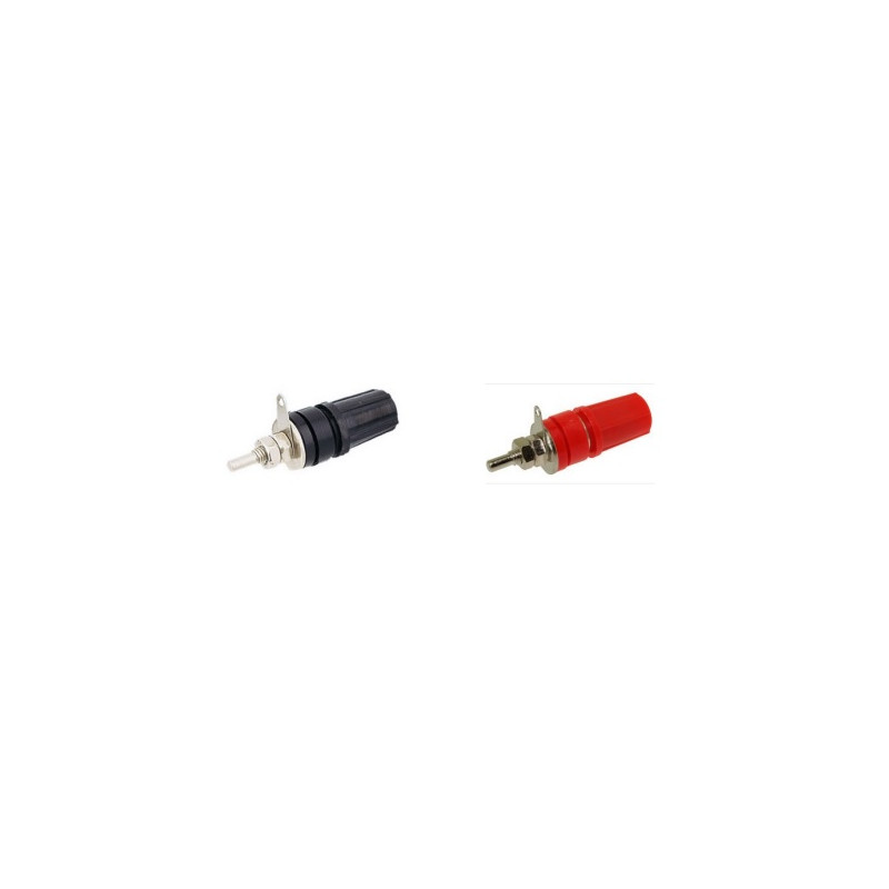 BORNE ROJO 30A BANANA HEMBRA CHASIS BORNE ROJO 30A BANANA HEMBRA CHASIS