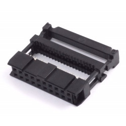 CONECTOR HEMBRA IDC 20 PINES CABLE PLANO DOBLE