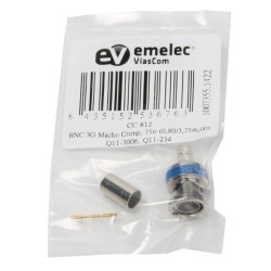 CONECTOR BNC 75O HD-SDI / 3G-SDI EMELEC CC812