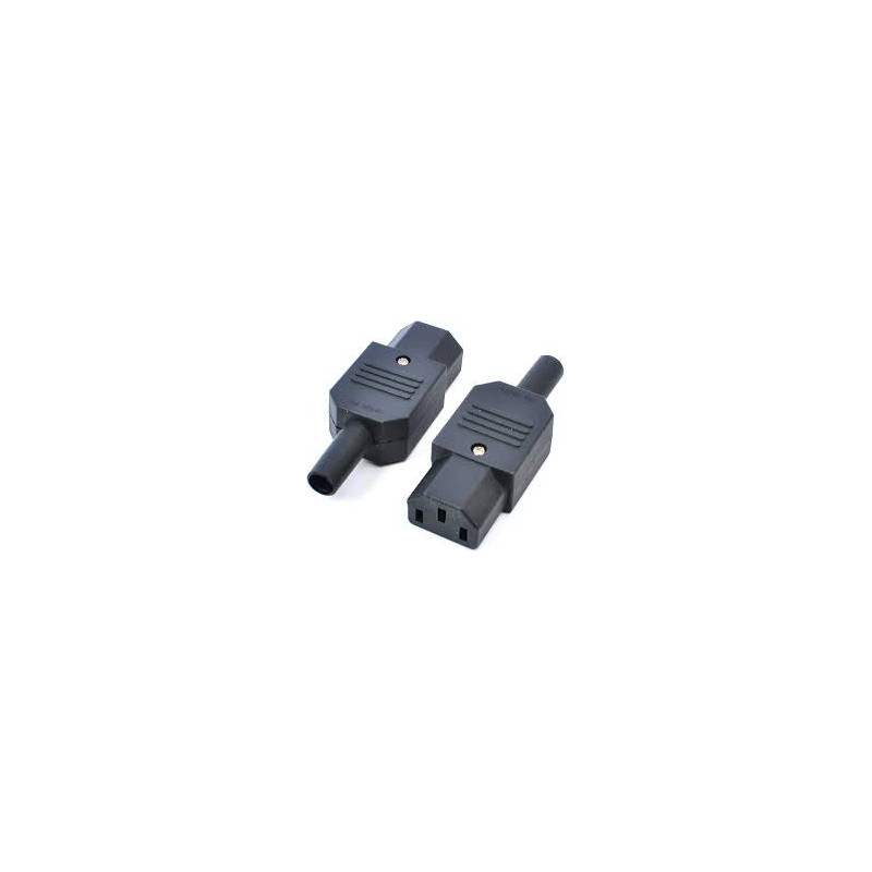 CONECTOR HEMBRA AEREA 10A 250V C/RANURA CONECTOR HEMBRA AEREA 10A 250V C/RANURA