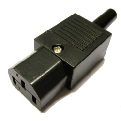 CONECTOR HEMBRA IEC-C13 AEREO